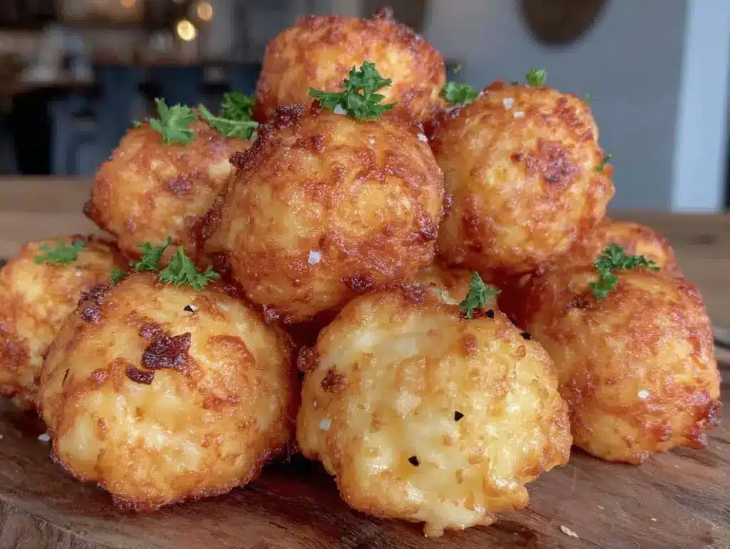 Knusprige Käsebällchen Airfryer - featured image