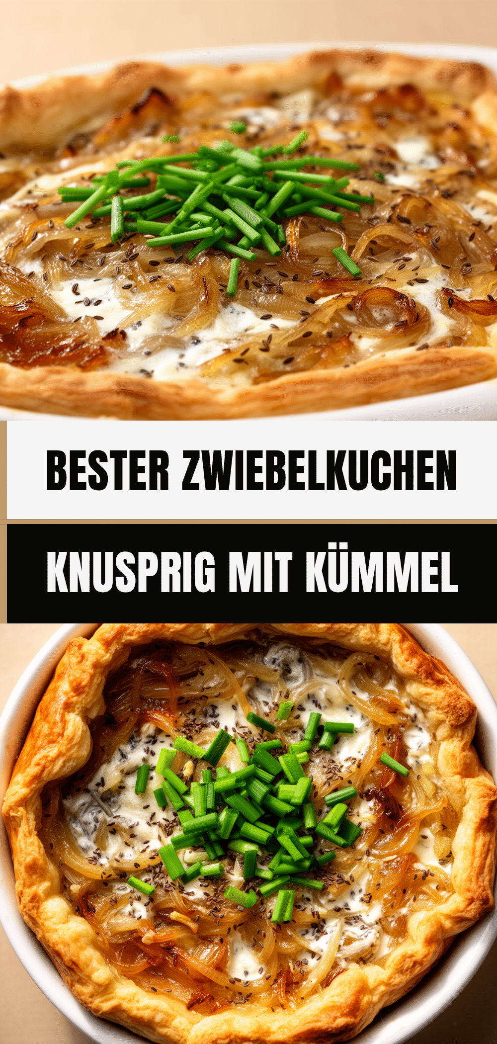 Knuspriger Zwiebelkuchen mit Kümmel: Bestes Rezept 5 knuspriger Zwiebelkuchen mit Kümmel recipe