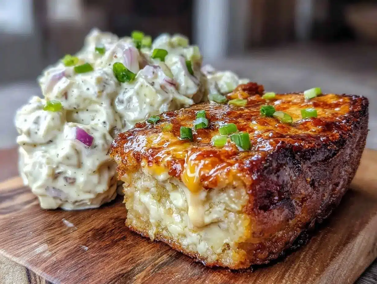 Leberkäse mit Kartoffelsalat: 3 Schritte zum perfekten Oktoberfest 4 Leberkäse mit Kartoffelsalat preparation steps