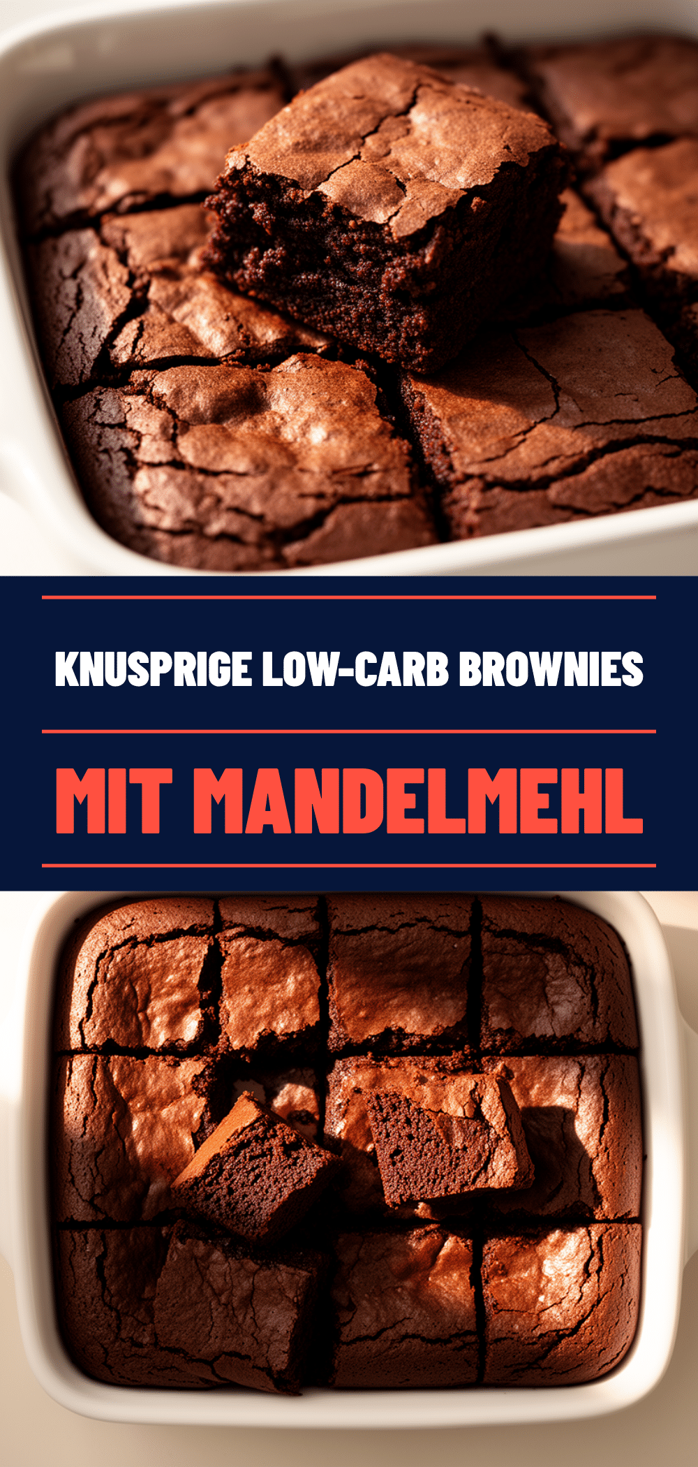 Low-Carb Brownies: Fudgy, Zuckerfrei & Super Einfach 5 Low-Carb Brownies recipe
