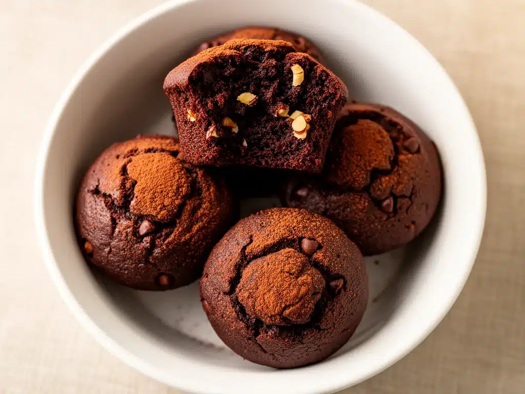 Low-Carb Schoko-Muffins: 30 Min. Zuckerfreie & Saftige 4 Low-Carb Schoko-Muffins preparation steps