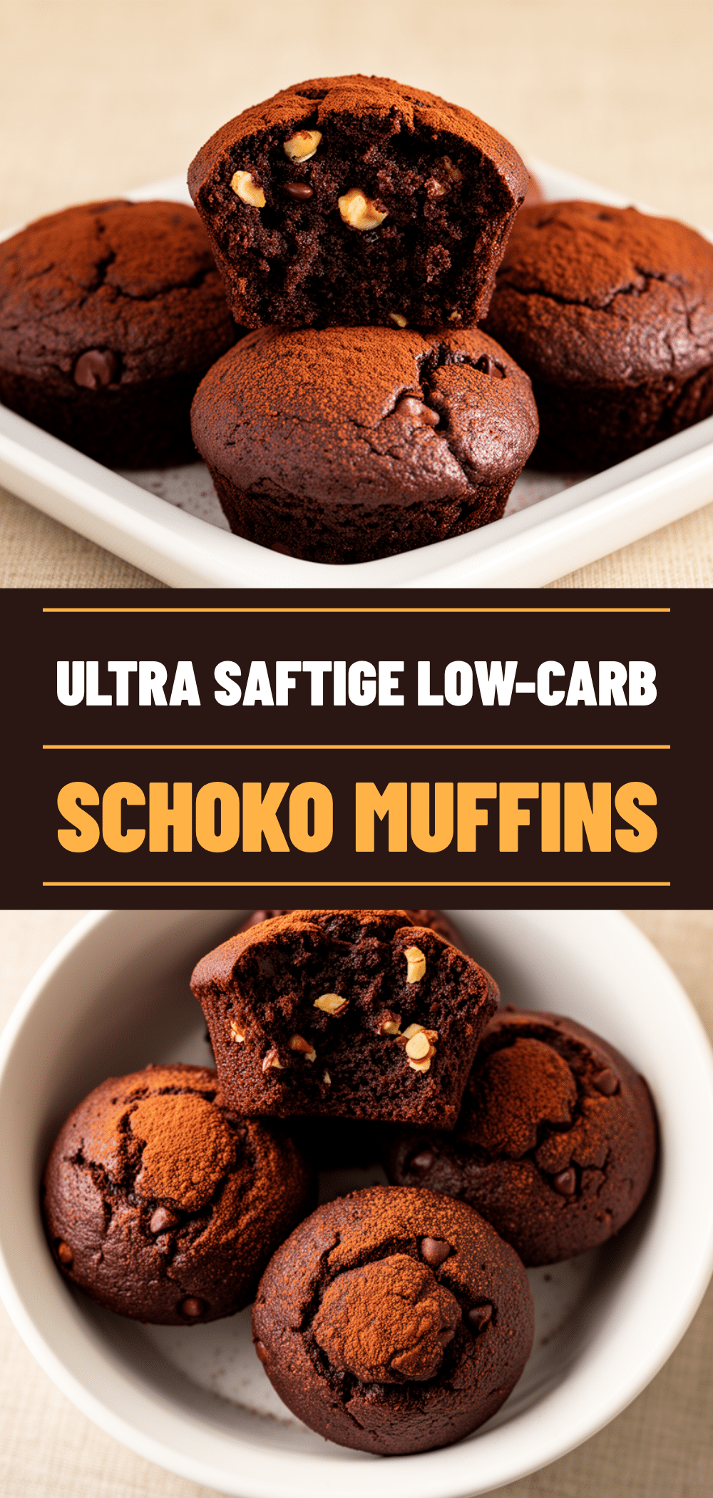 Low-Carb Schoko-Muffins: 30 Min. Zuckerfreie & Saftige 5 Low-Carb Schoko-Muffins recipe