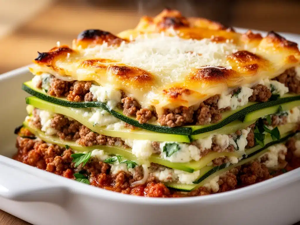 Low-Carb Zucchini-Lasagne - featured image