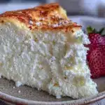 Luftiger Käsekuchen ohne Boden - featured image