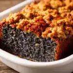 Mohnkuchen mit Streuseln - featured image