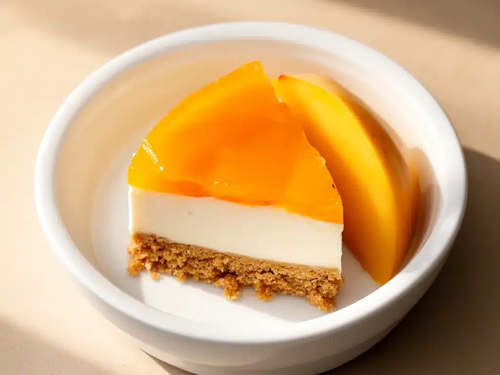 Cremiger No-Bake Mango Käsekuchen: In 15 Min Perfekt 4 No-Bake Mango Käsekuchen preparation steps