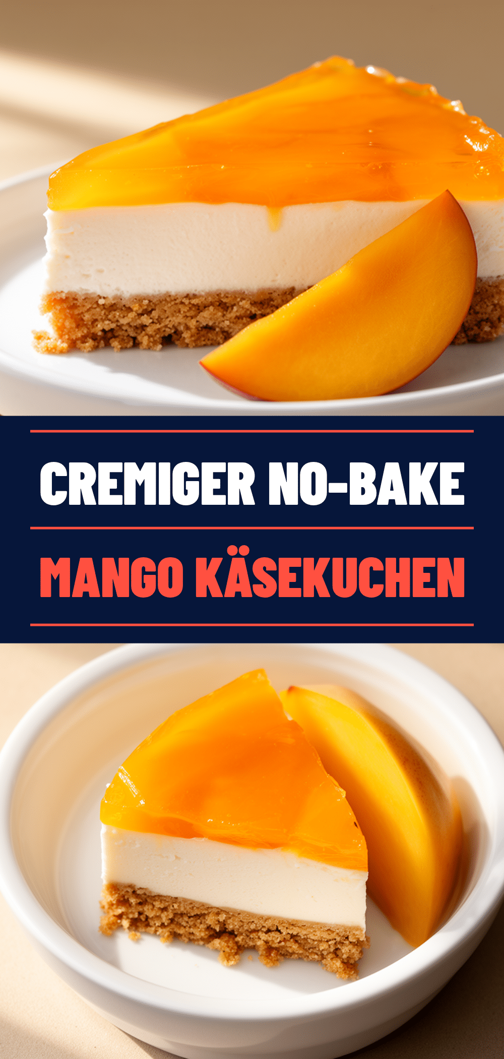 Cremiger No-Bake Mango Käsekuchen: In 15 Min Perfekt 5 No-Bake Mango Käsekuchen recipe