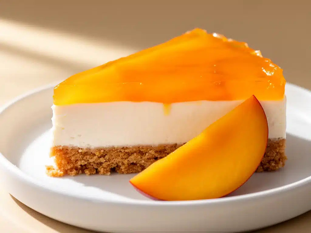 No-Bake Mango Käsekuchen - featured image