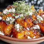 Ofenkürbis mit Feta und Honig - featured image