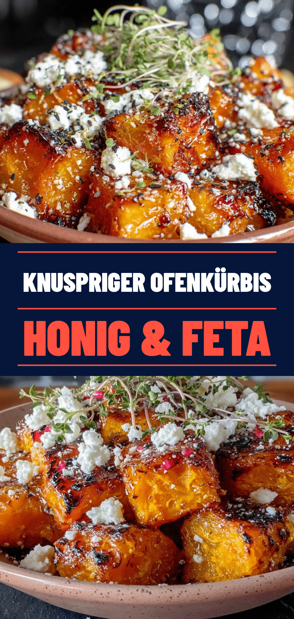 Ofenkürbis mit Feta und Honig: Das beste Herbstrezept 5 Ofenkürbis mit Feta und Honig recipe
