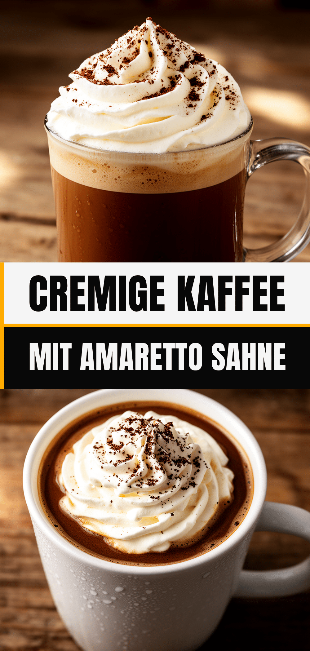 Oktoberfest Kaffee mit Amaretto-Sahne: 1 Festliches Herbstgetränk 5 Oktoberfest Kaffee mit Amaretto-Sahne recipe
