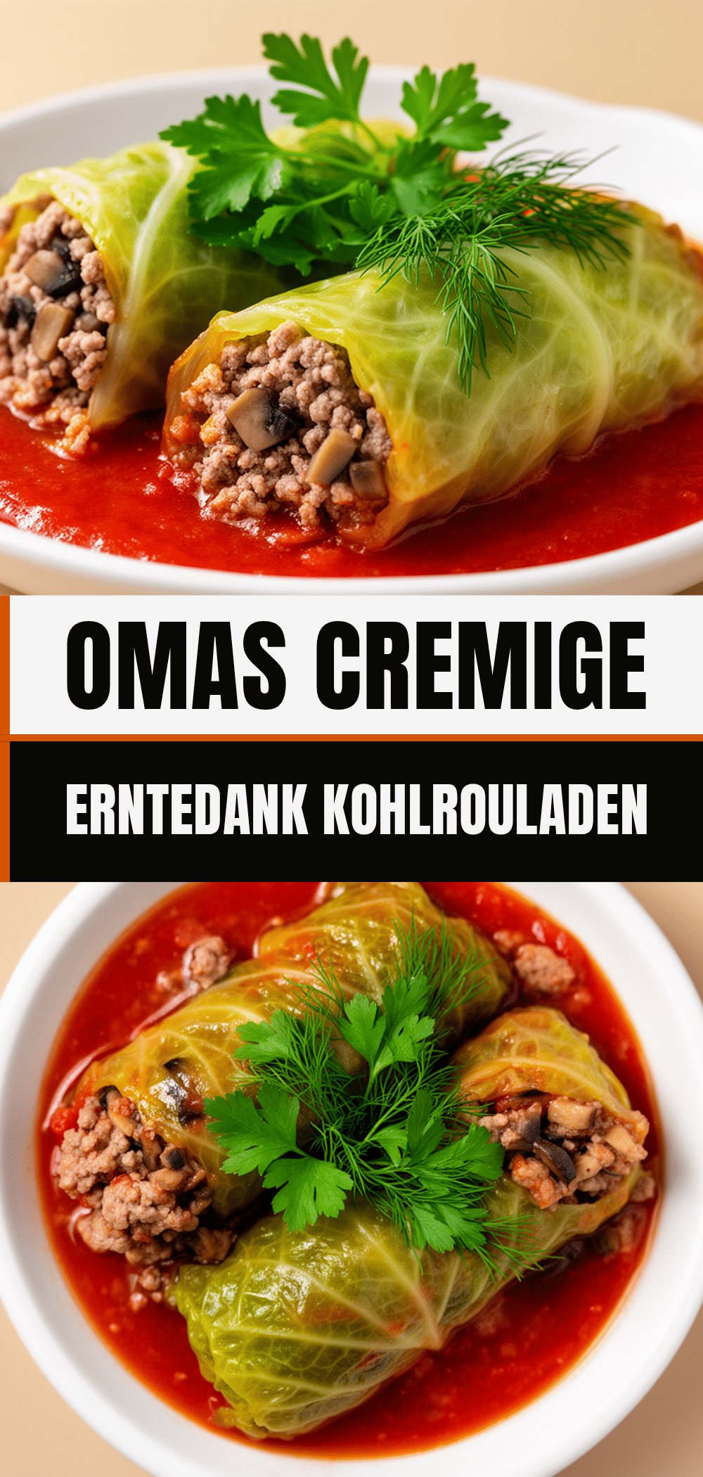Omas Erntedank Kohlrouladen: 5 Schritte, Cremig & Traditionell 5 Omas Erntedank Kohlrouladen recipe