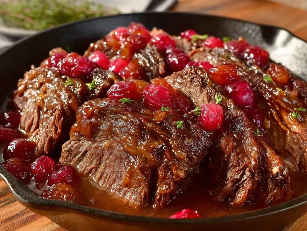 Rheinischer Sauerbraten mit Rosinen - featured image