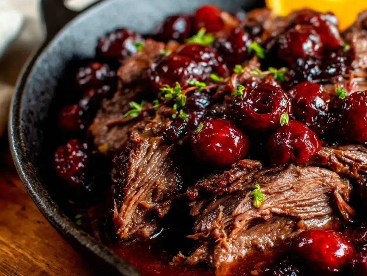 Rheinischer Sauerbraten mit Rosinen: Das perfekte, traditionelle Rezept 4 Rheinischer Sauerbraten mit Rosinen preparation steps
