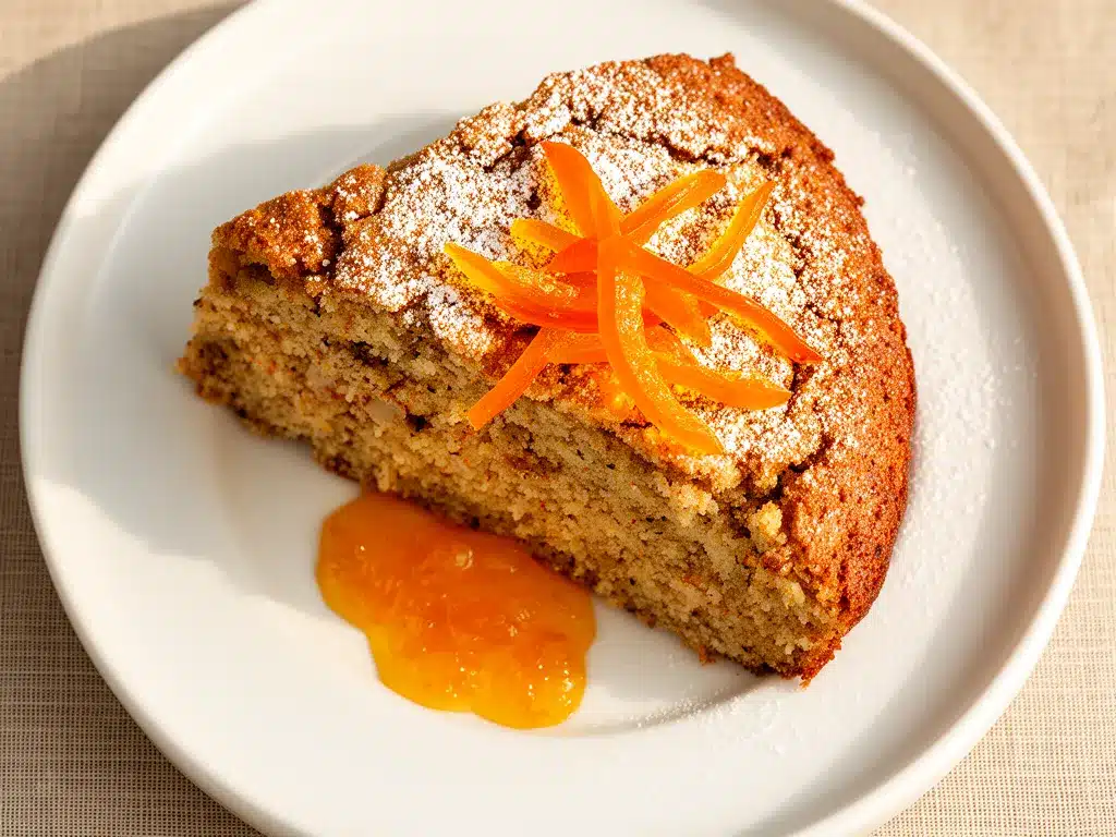 Saftiger glutenfreier Mandelkuchen mit Orange: Das perfekte Rezept 4 Saftiger glutenfreier Mandelkuchen mit Orange preparation steps