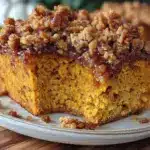 Saftiger Kürbiskuchen mit Zimtstreuseln - featured image