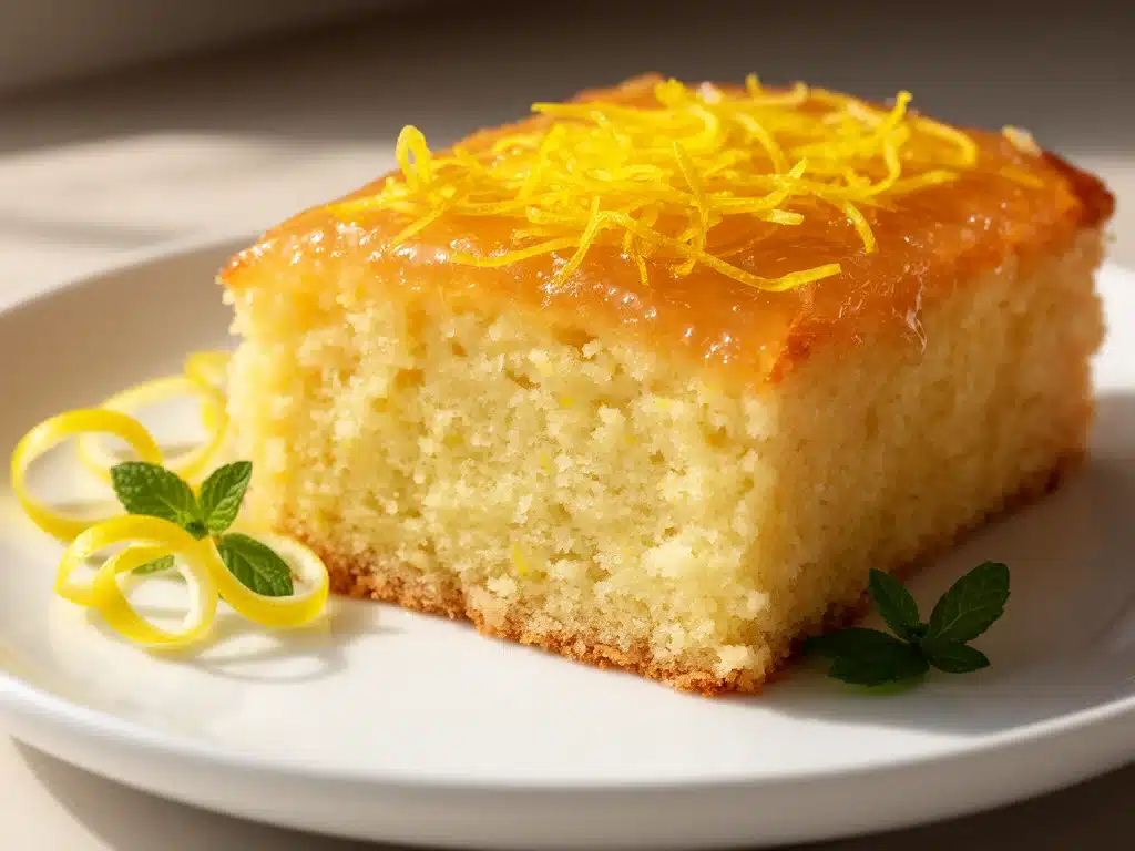 Saftiger Zitronenjoghurtkuchen - featured image