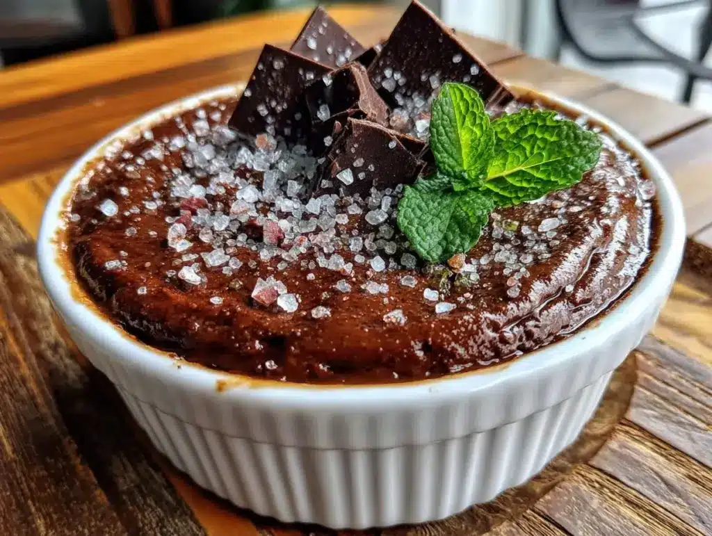Schokoladen-Mousse mit Meersalz - featured image