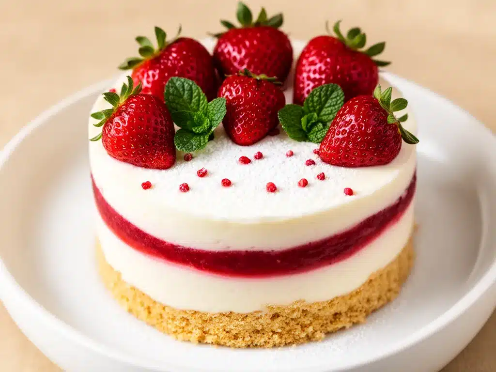 Erdbeer Joghurt Torte: Leckere Thermomix Sommerrezepte 4 Thermomix Erdbeer Joghurt Torte preparation steps