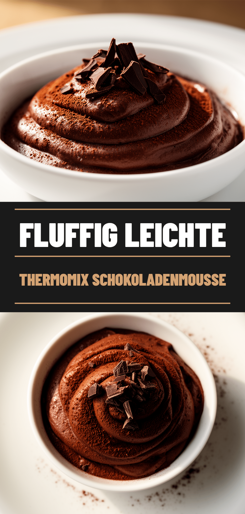 Fluffige Schokoladenmousse: 10 Min. Thermomix Rezept 5 Thermomix Schokoladenmousse recipe