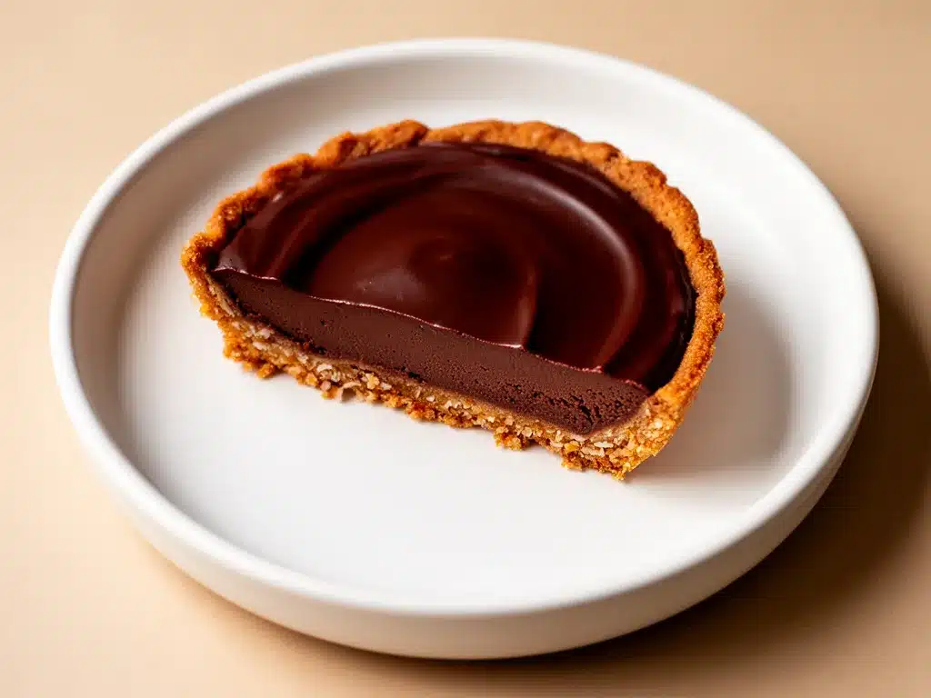 Vegane Schoko-Tarte: Der perfekte cremige Kokosboden 4 vegane Schoko-Tarte mit Kokosboden preparation steps