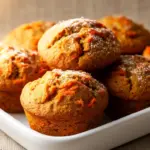 veganen Karottenkuchen-Muffins - featured image