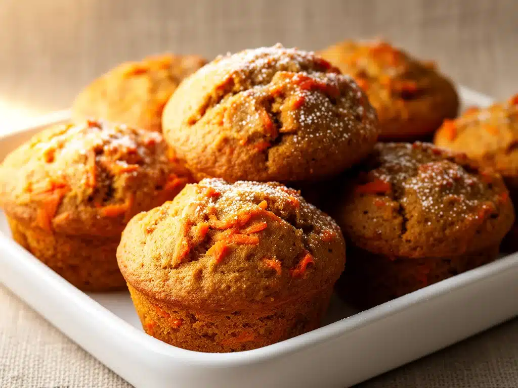 veganen Karottenkuchen-Muffins - featured image