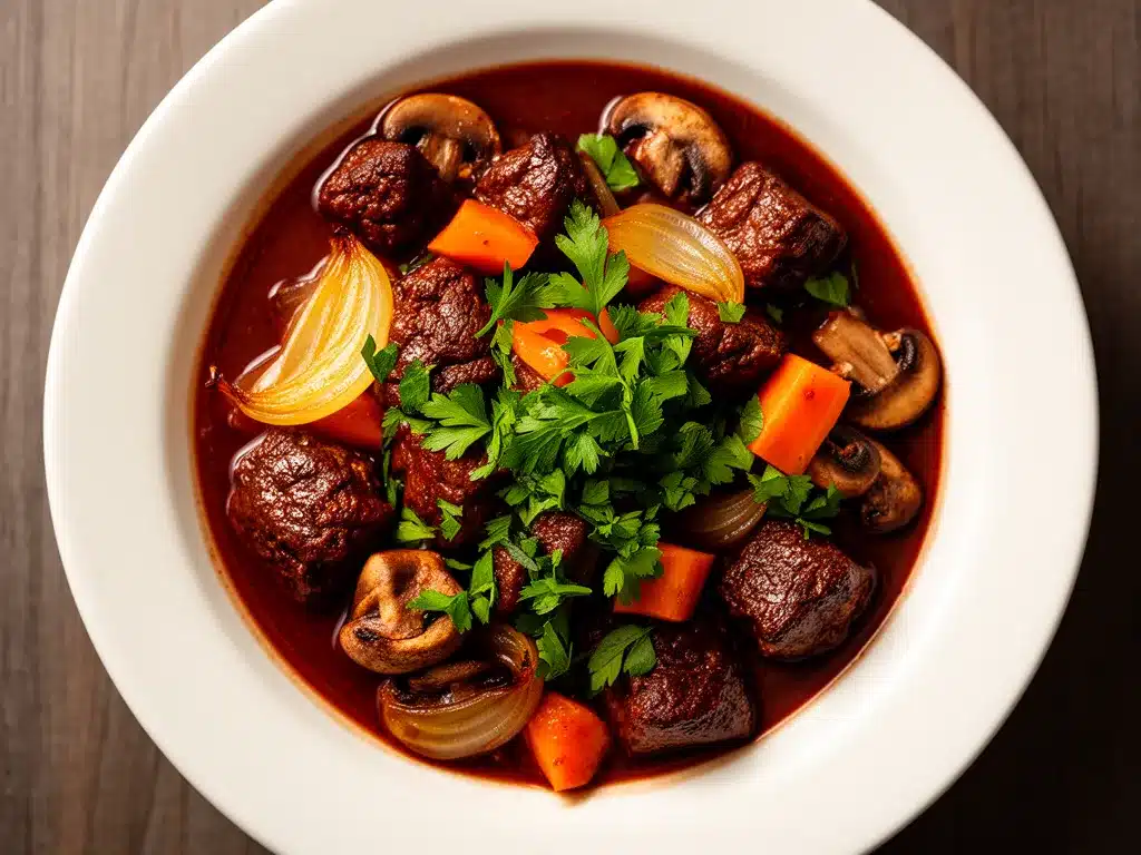 Herbstliches Wildschweingulasch: 5 einfache Rezepte 4 Wildschweingulasch preparation steps