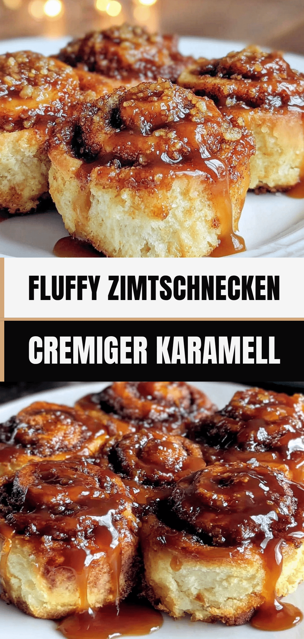 Zimtschnecken mit Karamell-Glasur: 6 Schritte für perfekte homemade Fluff 5 Zimtschnecken mit Karamell-Glasur recipe