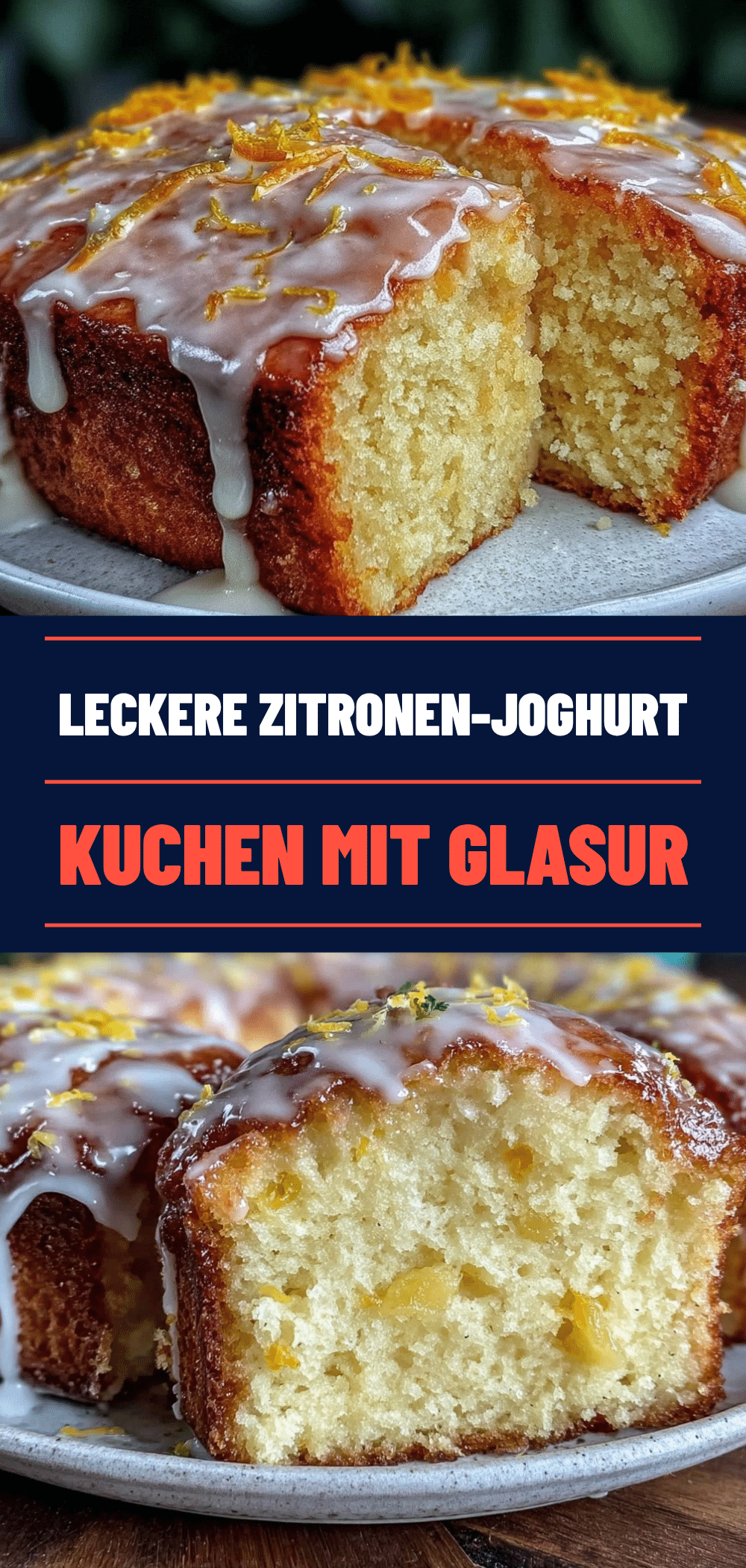 Zitronen-Joghurt-Kuchen: 1 Stunde, Saftig & Einfach 5 Zitronen-Joghurt-Kuchen recipe