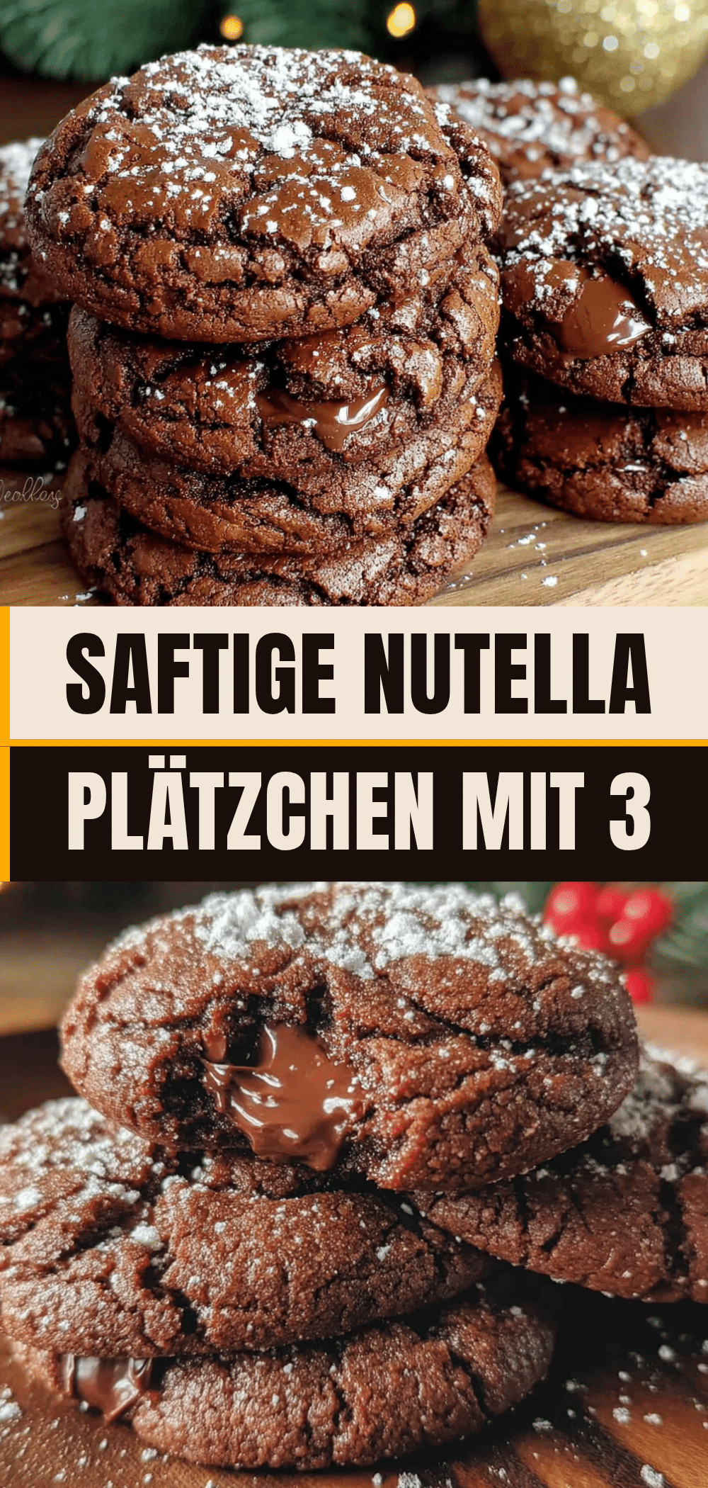3-Zutaten-Nutella-Plätzchen: Das perfekte glutenfreie Weihnachtsrezept 5 3-Zutaten-Nutella-Plätzchen recipe