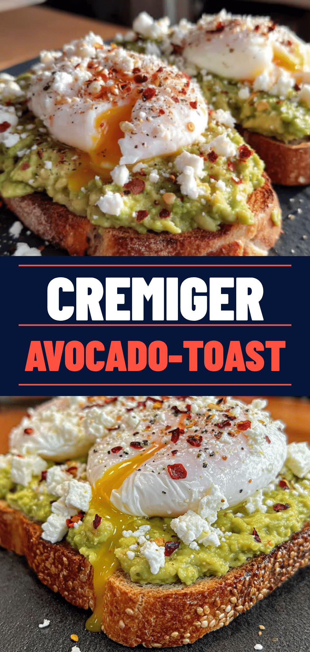 Avocado-Toast mit pochiertem Ei und Feta: Sanfte Selbstfürsorge 5 Avocado-Toast mit pochiertem Ei und Feta recipe