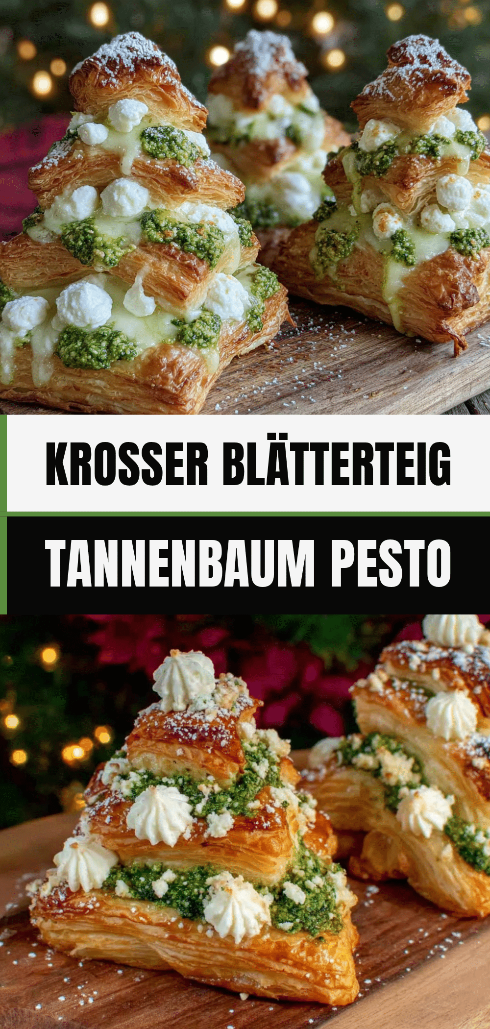 Blätterteig-Tannenbaum: Einfaches Weihnachtsrezept für Kinder 5 Blätterteig-Tannenbaum recipe