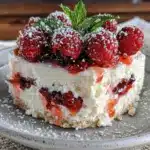 Cremige Himbeer-Joghurt-Torte - featured image