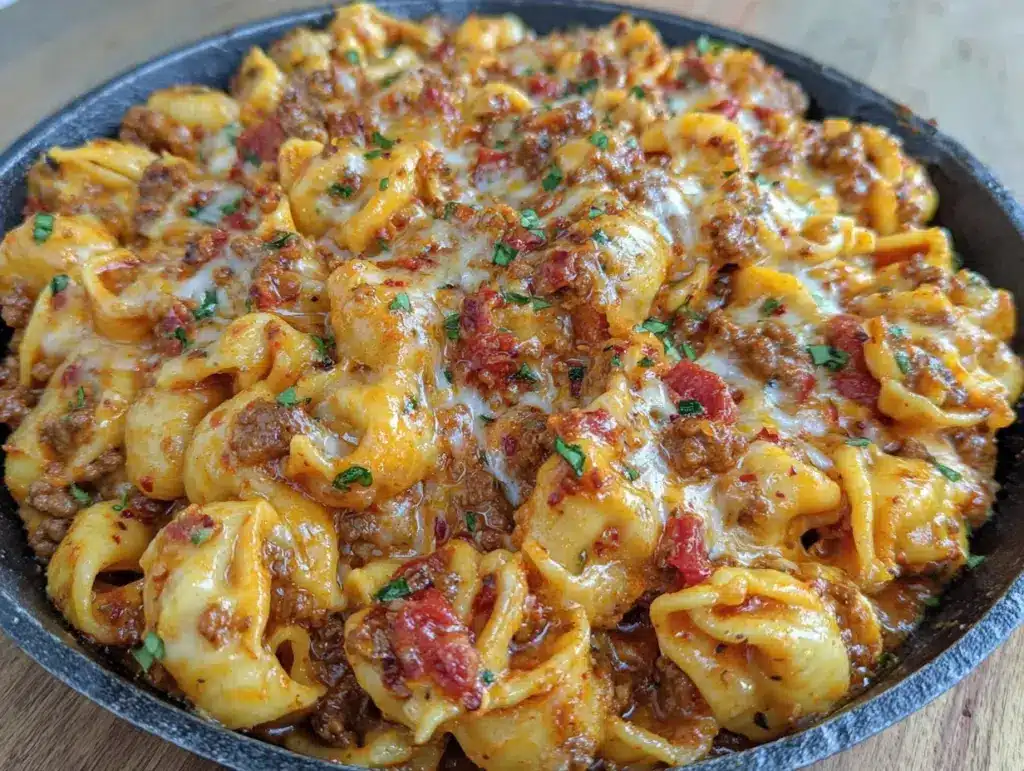 Ein-Pfannen Pasta mit Hackfleisch - featured image