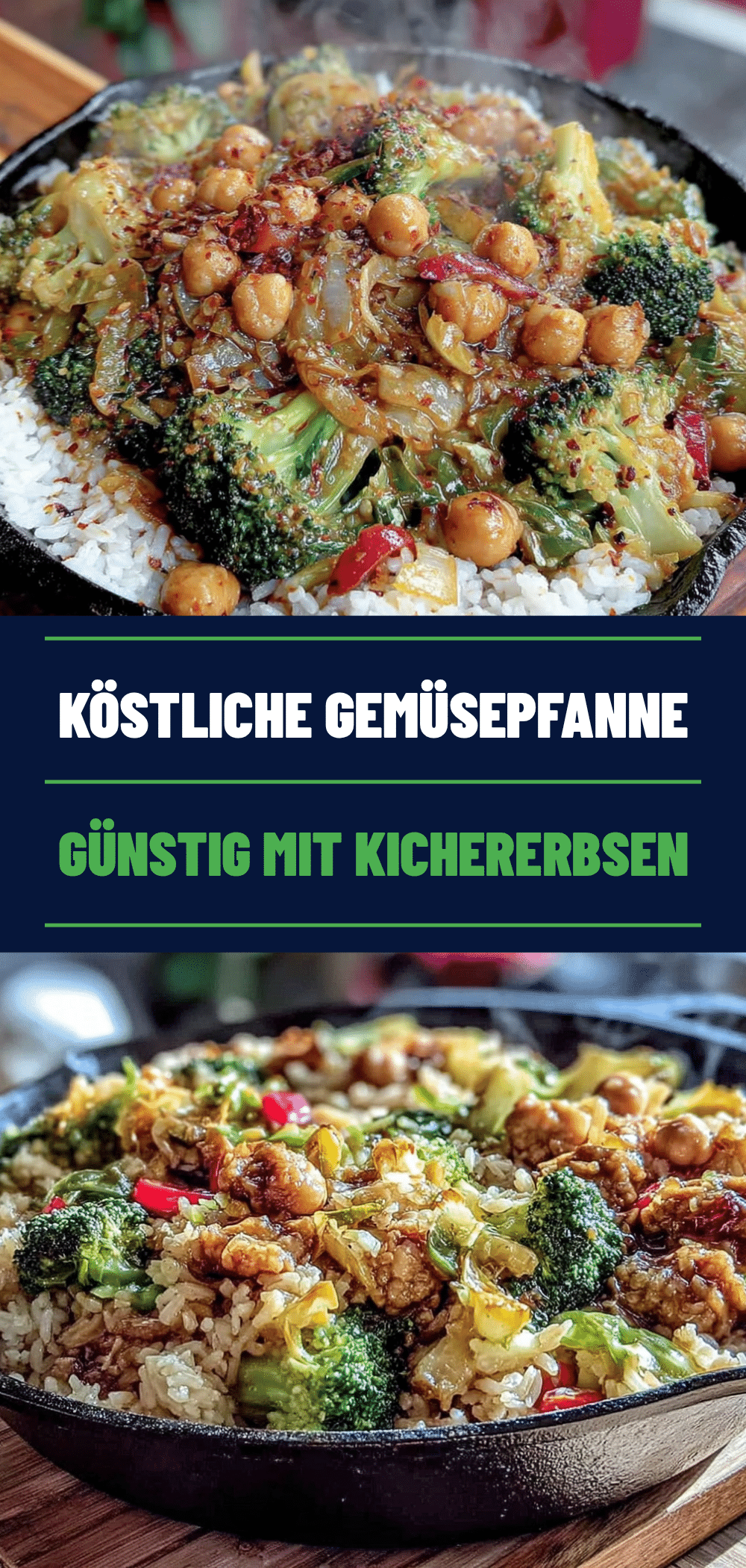 Günstige Gemüsepfanne mit Kichererbsen: Das Röst-Trick 5 Günstige Gemüsepfanne mit Kichererbsen recipe