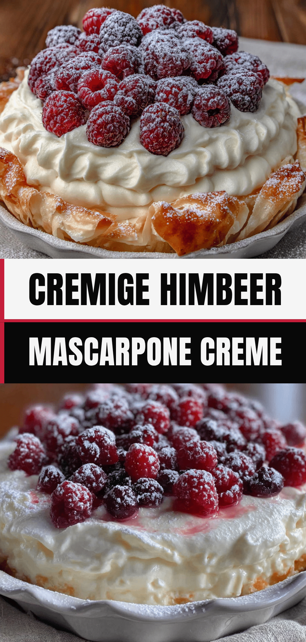 Himbeer Mascarpone Creme: Backen mit Kindern 5 Himbeer Mascarpone Creme recipe