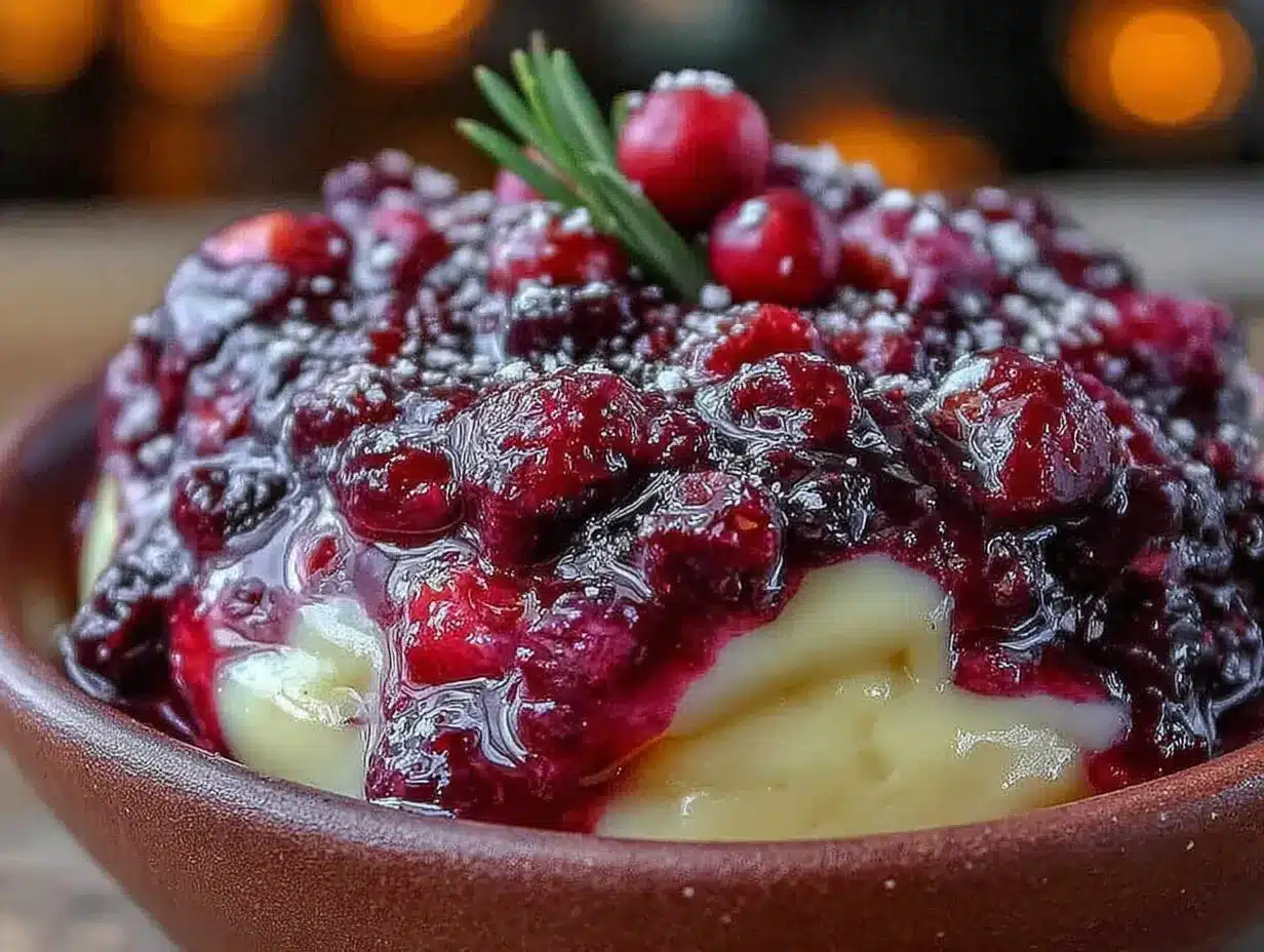 Klassische Rote Grütze: So macht sie meine Oma 4 Klassische Rote Grütze mit Vanillesoße preparation steps