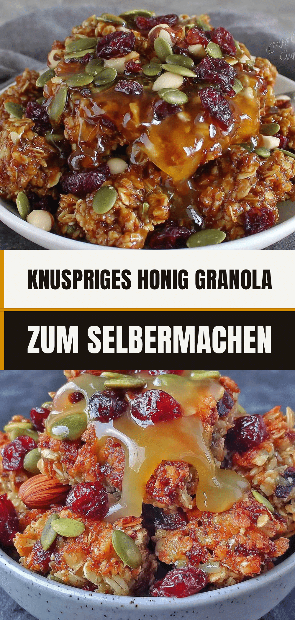 Knuspriges Granola mit Honig: Billig & in 20 Min 5 Knuspriges Granola mit Honig recipe