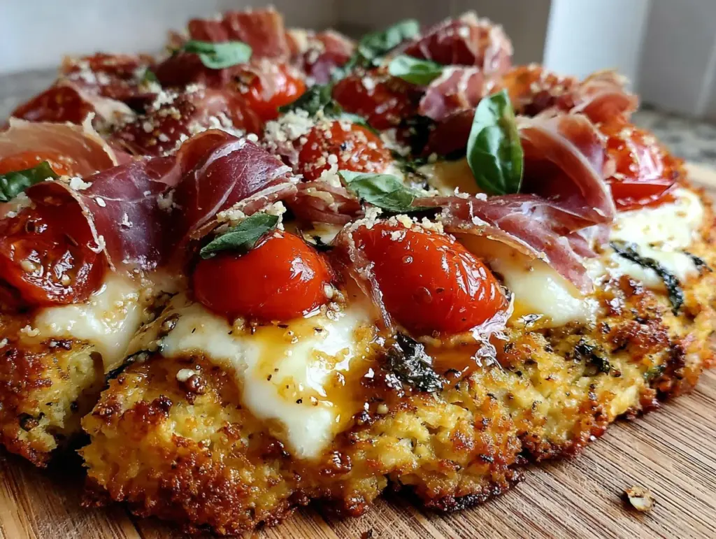 Low-Carb Pizza ohne Mehl - featured image