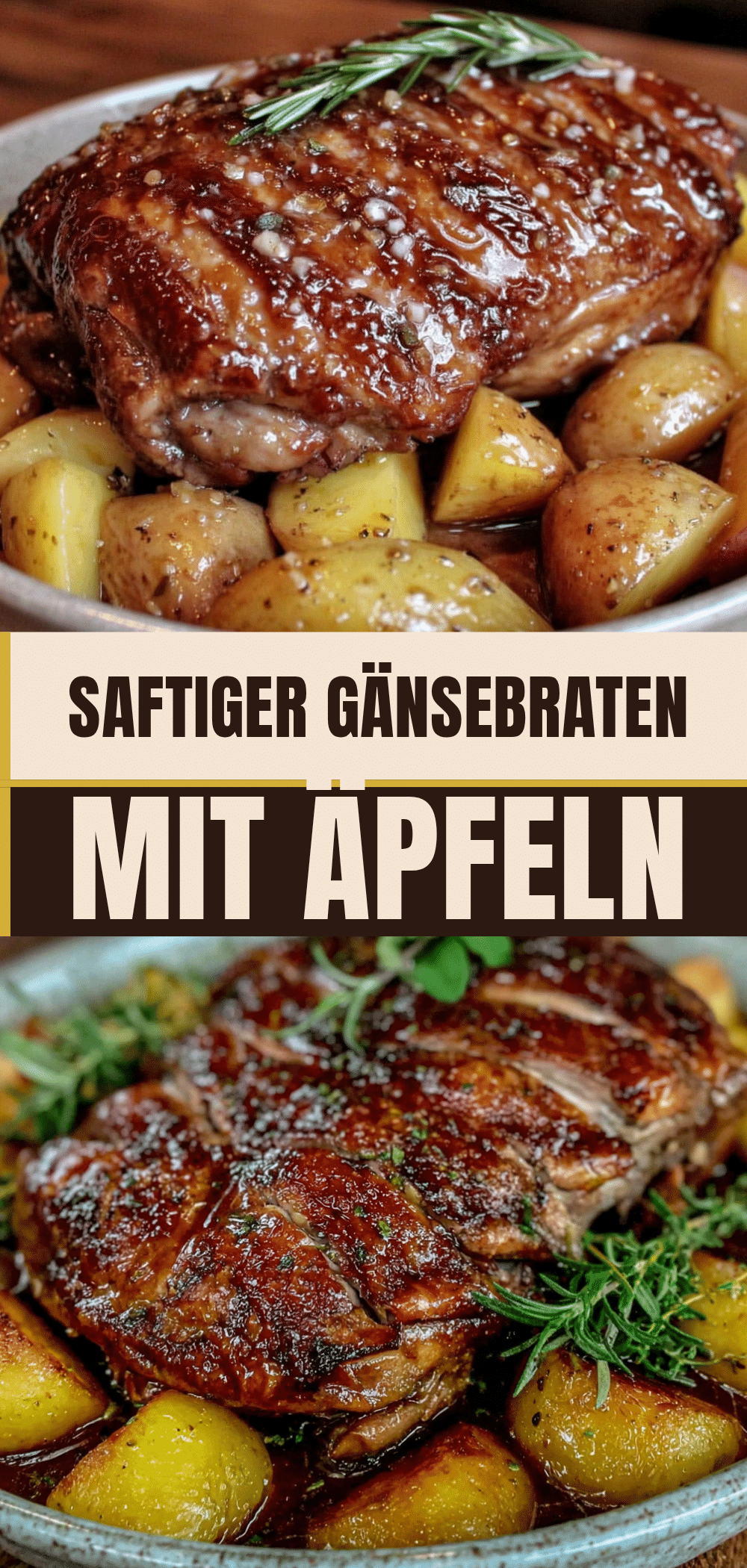 Saftiger Weihnachts-Gänsebraten mit Äpfeln & Beifuß 5 Saftiger Weihnachts-Gänsebraten recipe