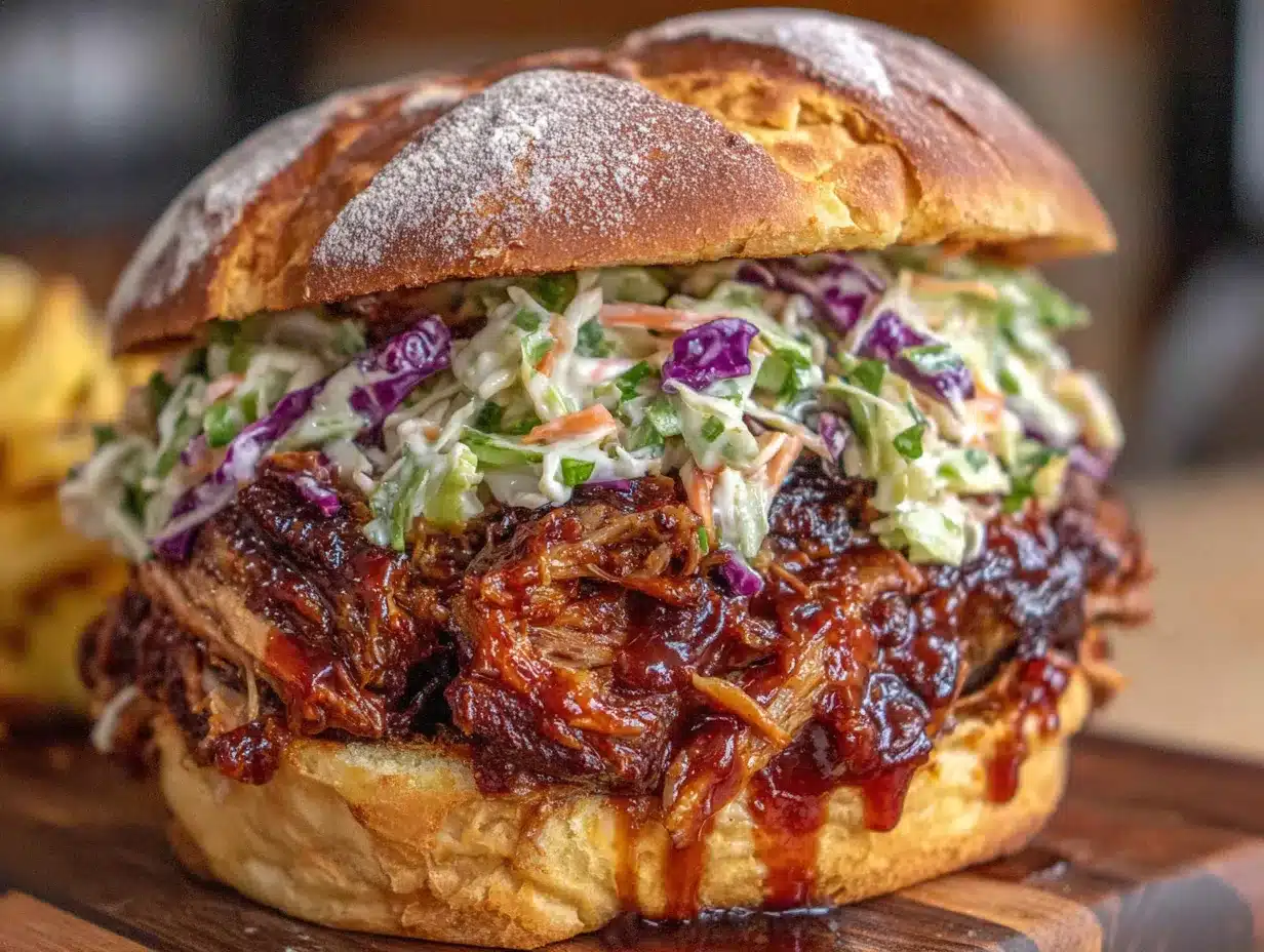 Zarter Slow Cooker Pulled Pork Burger: 5 Schritte für den besten Sommer-Slot 4 Slow Cooker Pulled Pork Burger preparation steps