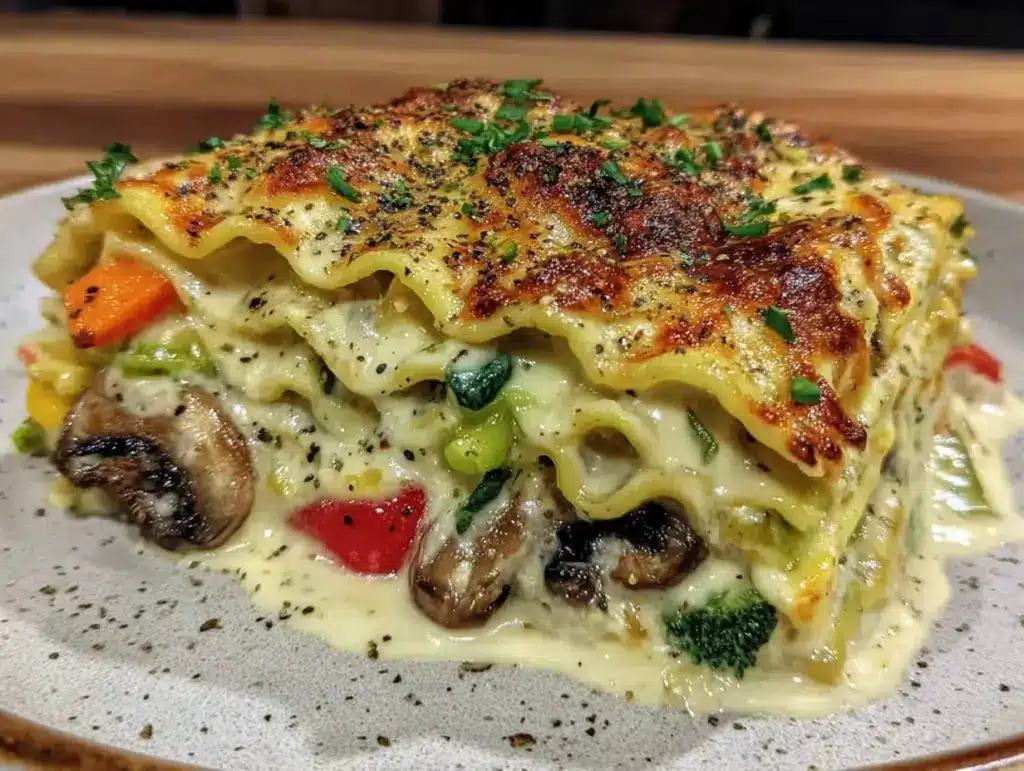vegane Gemüse-Lasagne - featured image
