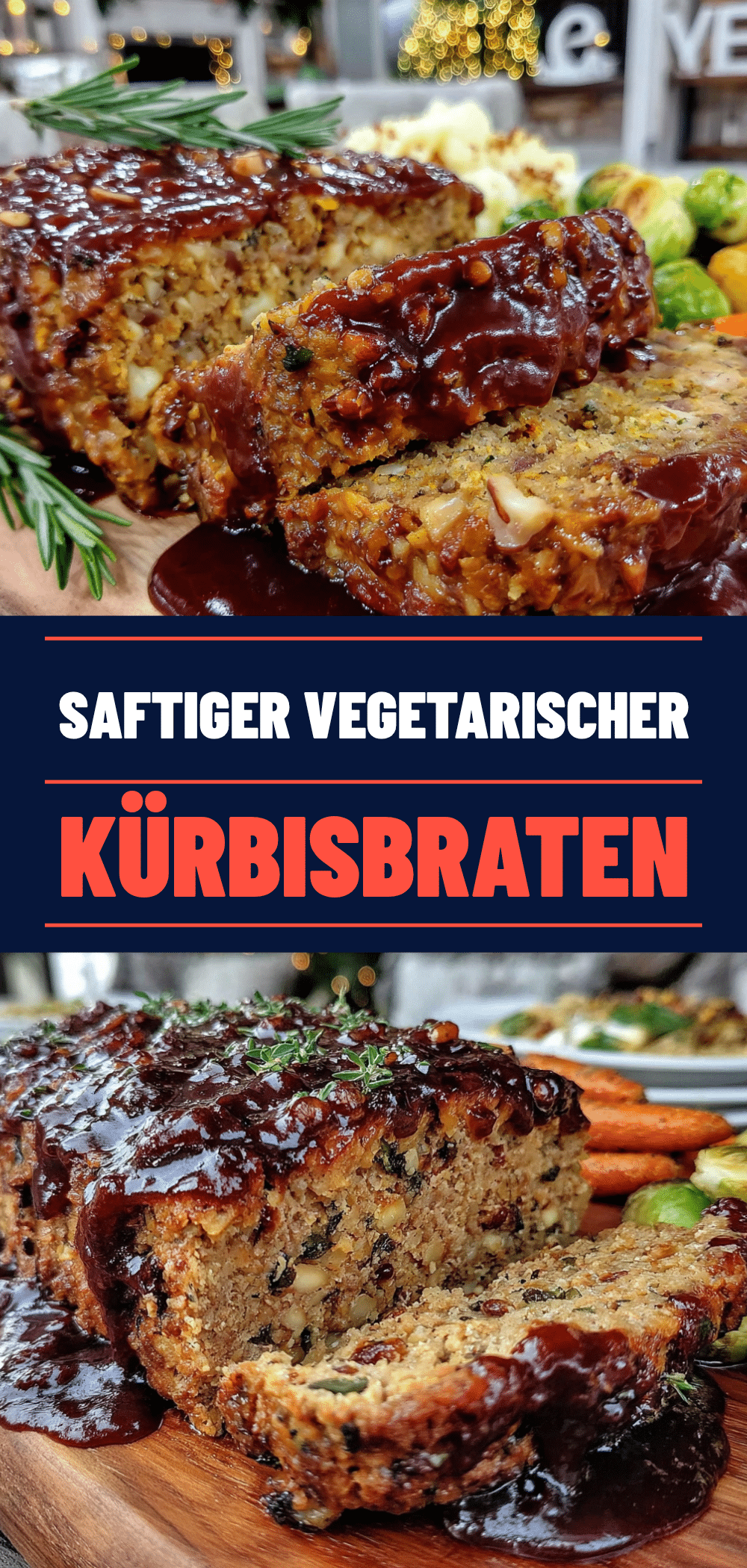 Vegetarischer Kürbisbraten: 1 Portion, kein teurer Einkauf 5 Vegetarischer Kürbisbraten recipe
