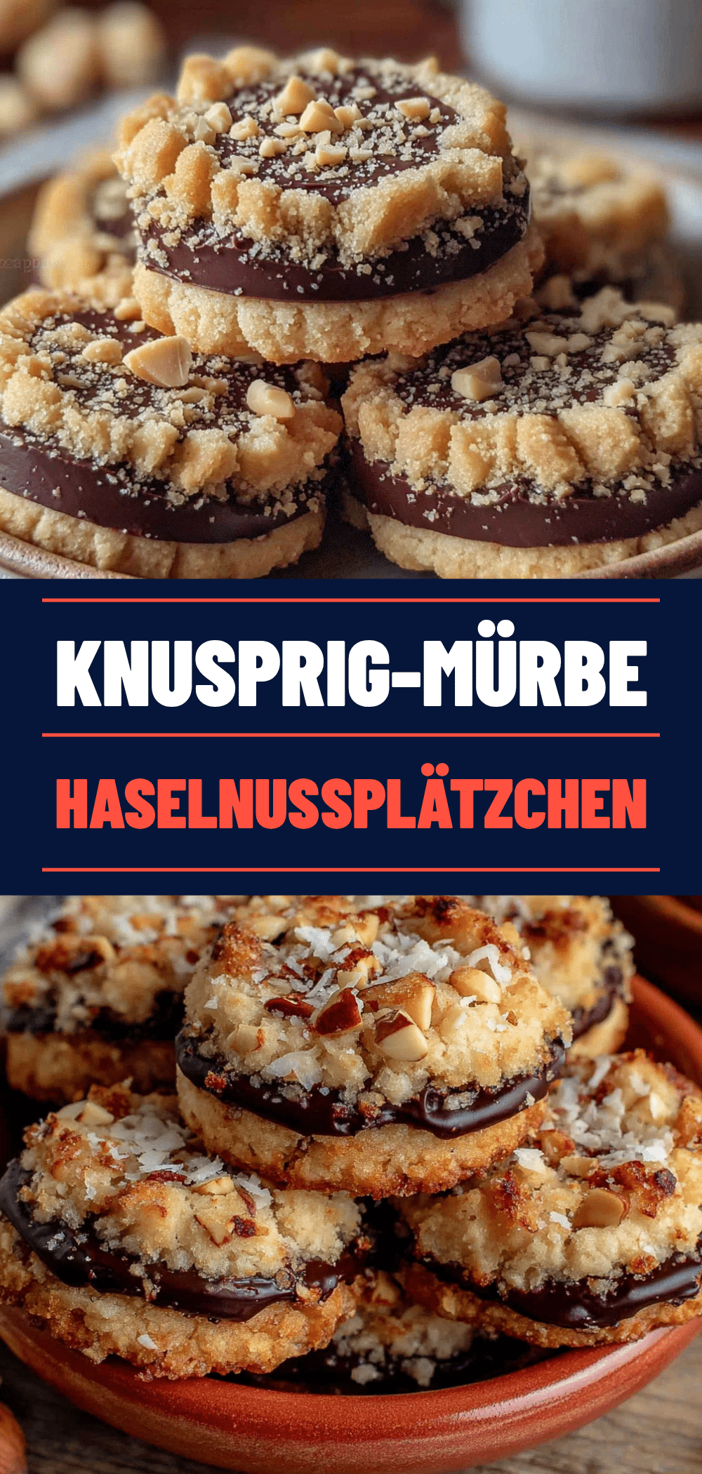 Weihnachts-Plätzchen: Der eine Trick für mürben Haselnuss-Schoko-Teig 5 Weihnachts-Plätzchen recipe