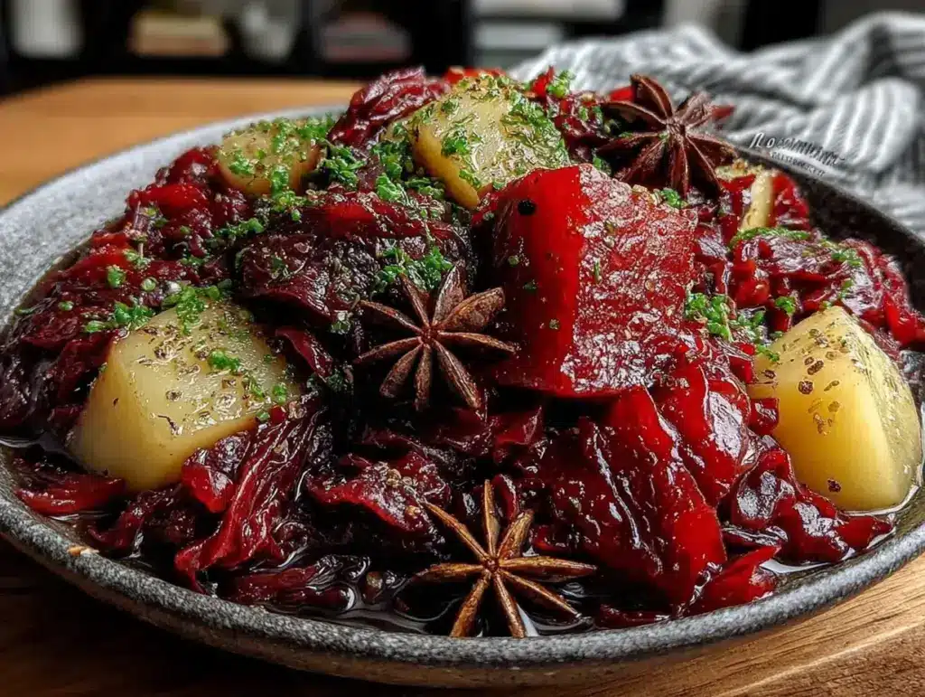 Weihnachts Rotkohl mit Apfel - featured image
