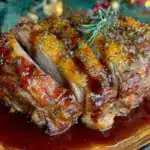 Weihnachtsbraten mit Biersoße - featured image